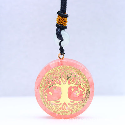 Collar Árbol de la Vida Zen con Cristales Naturales – Energía, Sanación y Equilibrio Interior