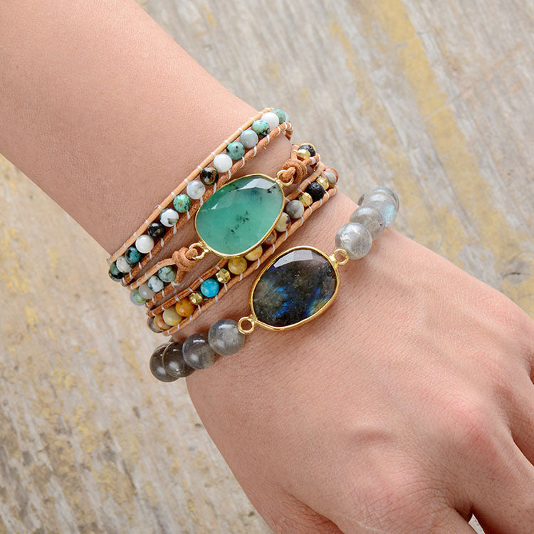 Pulsera Bohemia de Ágata Natural – Conecta con tu energía