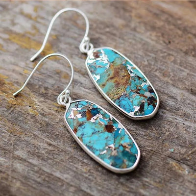 Luz Interior y Elegancia: Pendientes de Piedra Natural para Bienestar