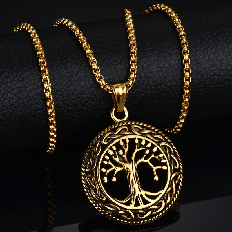 Collar Árbol de la Vida Zen Vikingo – Fuerza, Energía y Protección Espiritual