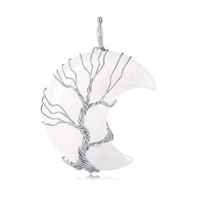 Collar Árbol de la Vida con Minerales Naturales – Energía, Equilibrio y Armonía Interior