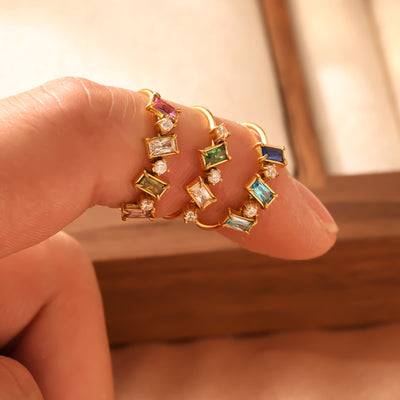 Anillo de diamantes coloridos: luz, energía y lujo para tu vida