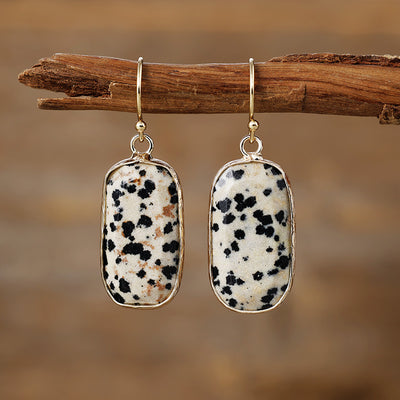 Equilibrio y Luz Interior: Pendientes de Minerales Naturales para Energía Positiva