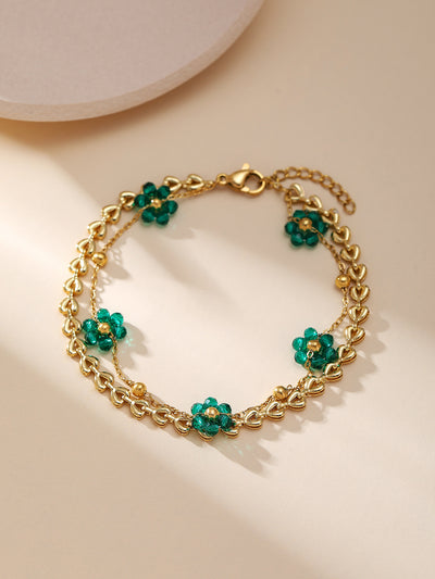 Pulsera de flores: energía femenina y armonía en cada detalle