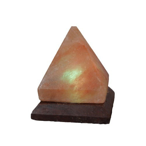 Lámpara de Sal del Himalaya Piramidal USB – Luz de Energía y Equilibrio Espiritual