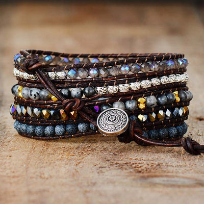 Protección y Elegancia: Pulsera de Ágata Negra Tejida a Mano