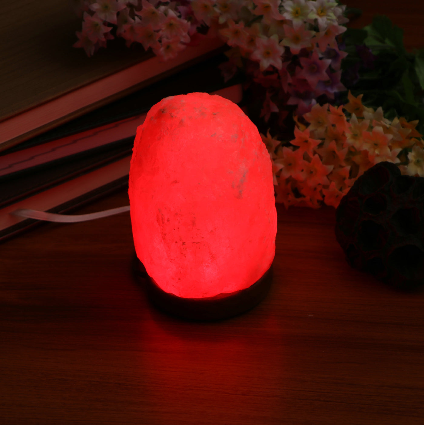 Lámpara de Sal del Himalaya USB – Luz de Energía y Armonía Natural