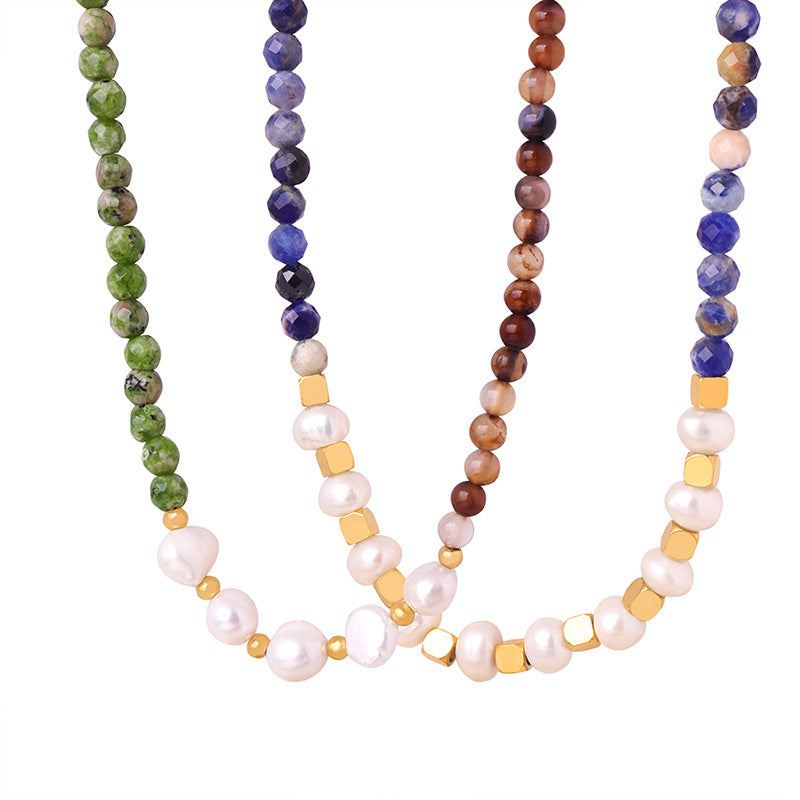 Collar Armonía Vital: Aventurina y Perlas para una Energía Renovada