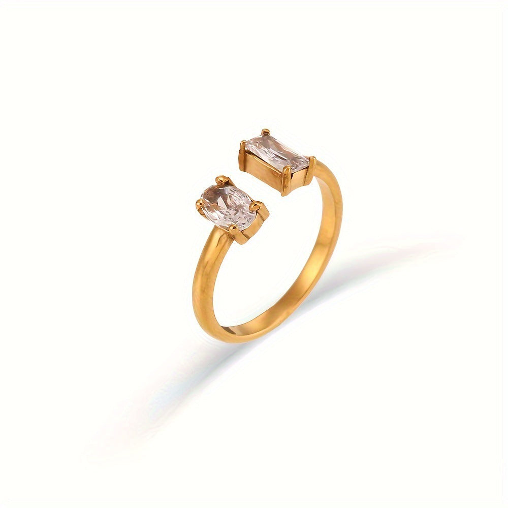 Anillo de cuarzo con circonita: energía y elegancia en cada detalle