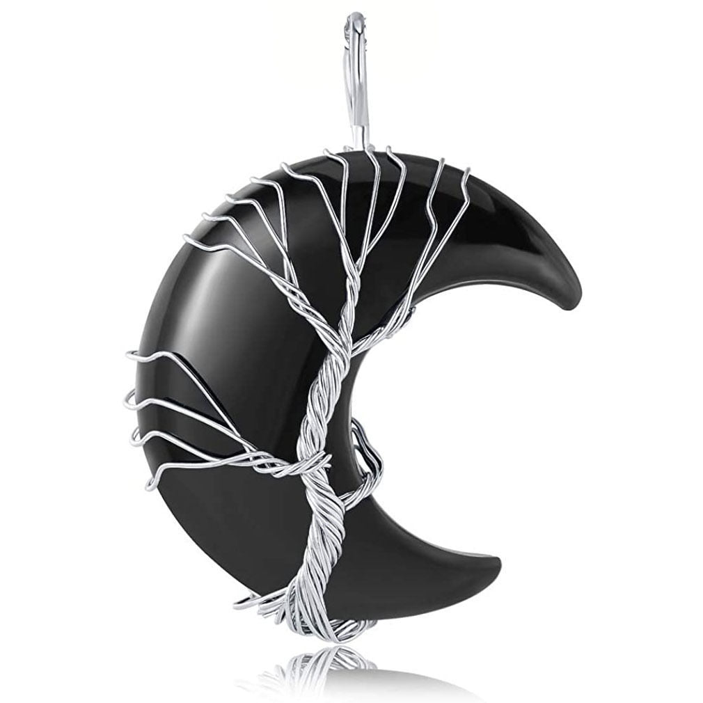 Collar Árbol de la Vida con Minerales Naturales – Energía, Equilibrio y Armonía Interior