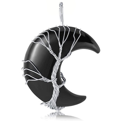 Collar Árbol de la Vida con Minerales Naturales – Energía, Equilibrio y Armonía Interior