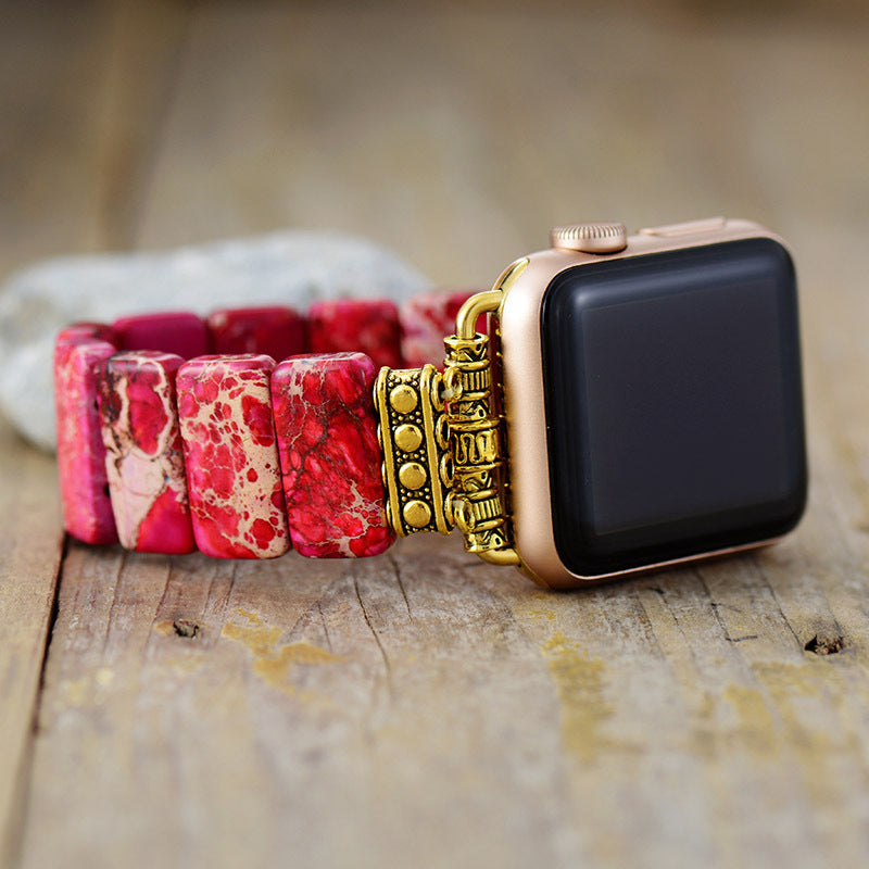 Correa de Piedra Emperador: Equilibrio y Estilo para tu Apple Watch