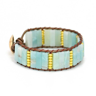 Pulsera de Amazonita – Calma y Belleza Natural en tu Muñeca