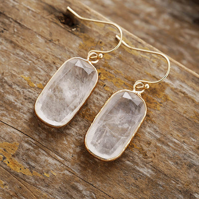 Equilibrio y Luz Interior: Pendientes de Minerales Naturales para Energía Positiva