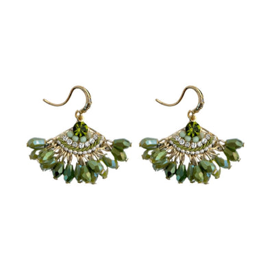 Pendientes de Borlas de Cristal con Minerales: Bohemia, Energía y Estilo Étnico