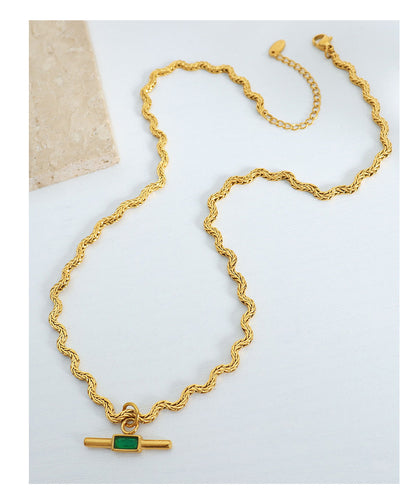 Collar espiritual con piedra de vidrio: energía, elegancia y protección