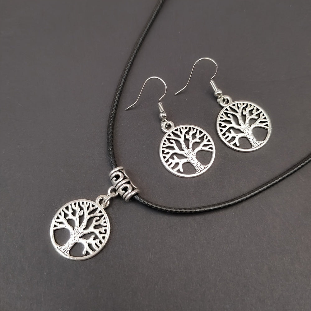 Set Árbol de la Vida Zen Vintage – Suerte, Armonía y Energía Positiva