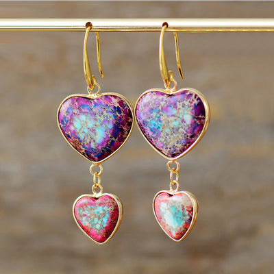 Pendientes de piedra imperial: Estabilidad emocional y amor propio