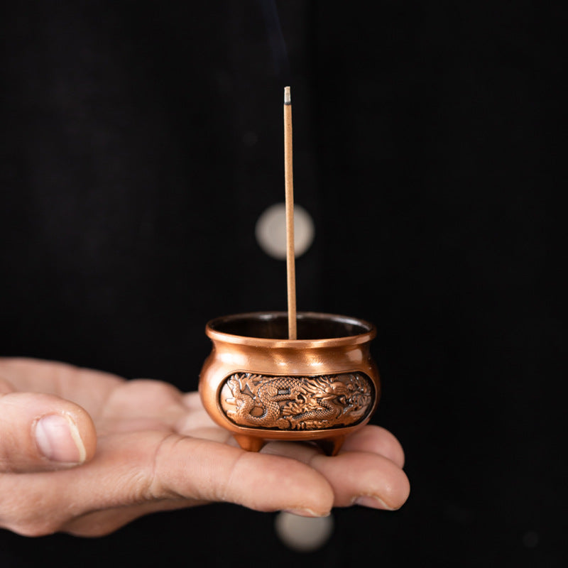 Mini Quemador de Incienso de Cobre – Armonía y Energía Sagrada