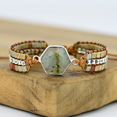 Pulsera Shoushan trenzada – Conexión con la tierra y elegancia natural