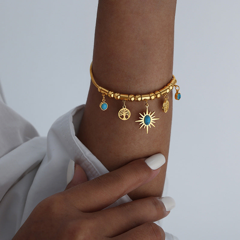 Collar y Pulsera de Turquesa: Vitalidad y Armonía en Cada Detalle