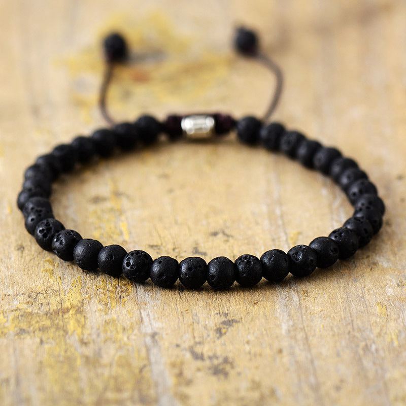 Pulsera Mineral Volcánico – Energía Natural y Estilo Moderno
