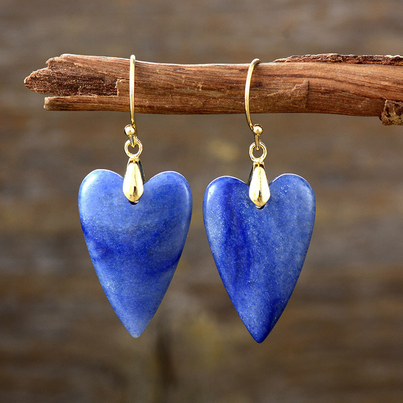 Realza Tu Equilibrio con Pendientes de Amatista y Aventurina Azul