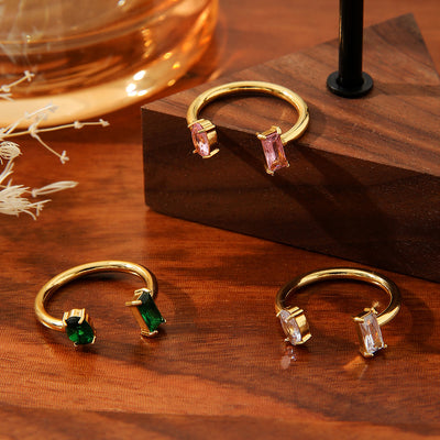 Anillo de cuarzo con circonita: energía y elegancia en cada detalle