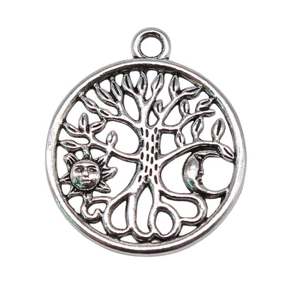 Colgante Sol, Luna y Árbol de la Vida Zen – Armonía, Luz y Energía Universal