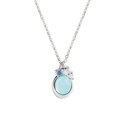 Collar y Pendientes de Plata S925 con Aguamarina: Serenidad y Elegancia en tu Día a Día