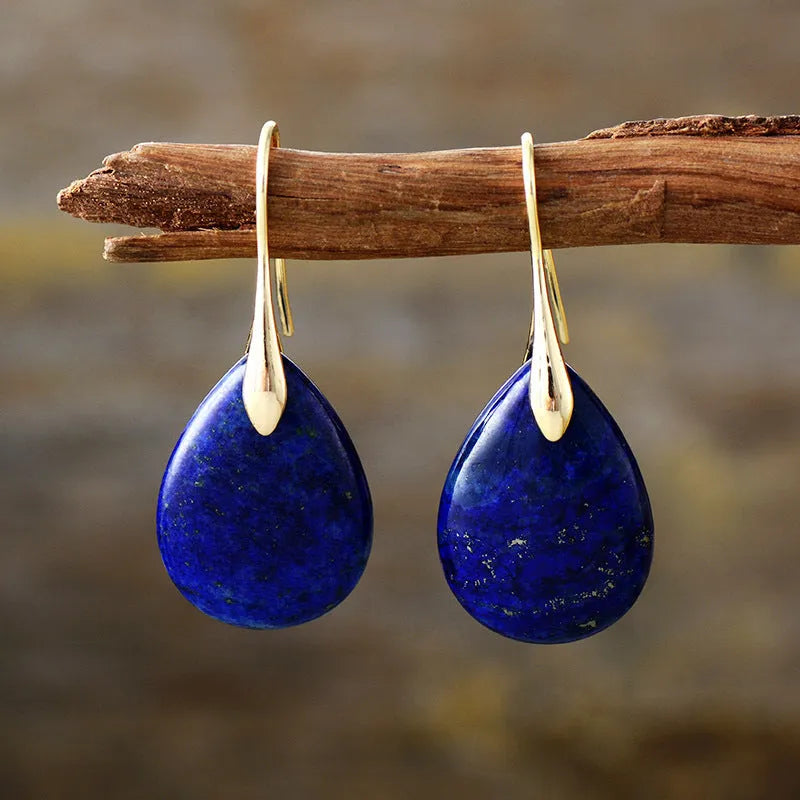 Pendientes de Lapisázuli Natural: Elegancia y Energía