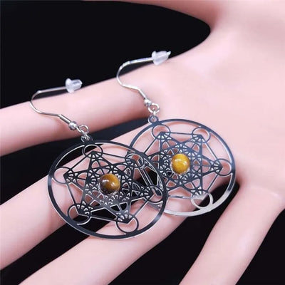 Pendientes de Bohemia Metatron