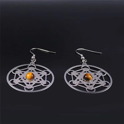 Pendientes de Bohemia Metatron