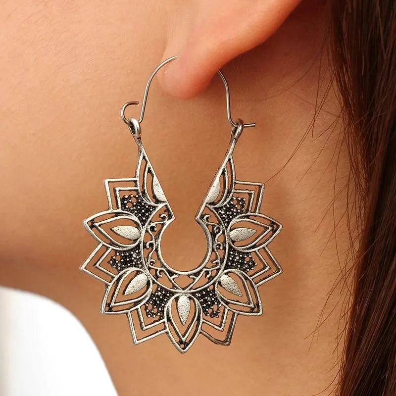 Pendientes de inspiración mandala