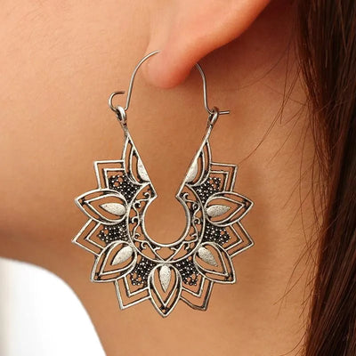 Pendientes de inspiración mandala