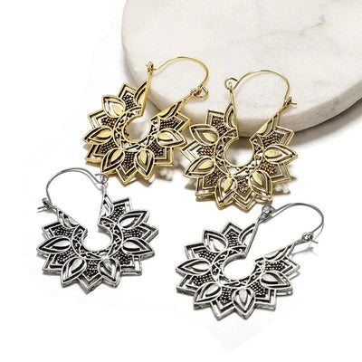 Pendientes de inspiración mandala