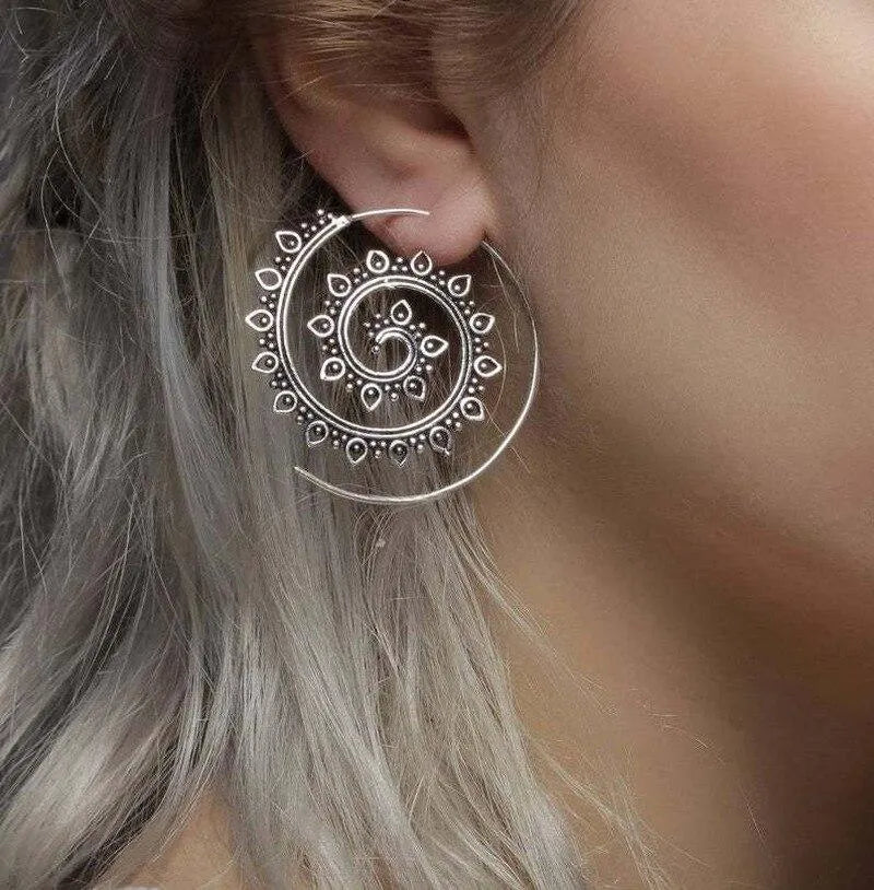 Pendientes en espiral