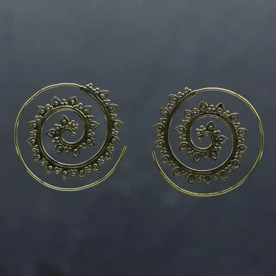 Pendientes en espiral