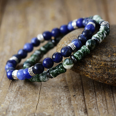 Pulsera Artesanal de Piedras Naturales – Elegancia y Energía Positiva