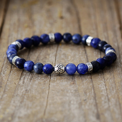 Pulsera Artesanal de Piedras Naturales – Elegancia y Energía Positiva