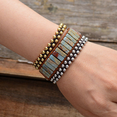 Pulsera Bohemia de Piedras Imperiales – Energía y Estilo en Cada Detalle