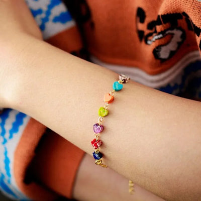 Pulsera Corazón Espiritual 7 Chakras – Armonía y Elegancia Energética