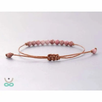 Pulsera ajustable de rodonita