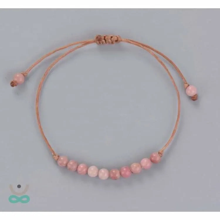 Pulsera ajustable de rodonita