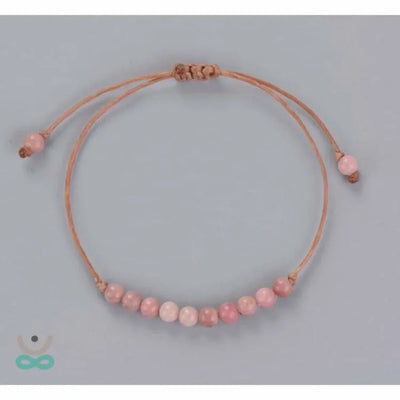 Pulsera ajustable de rodonita