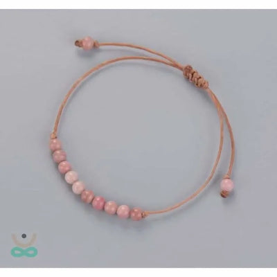 Pulsera ajustable de rodonita
