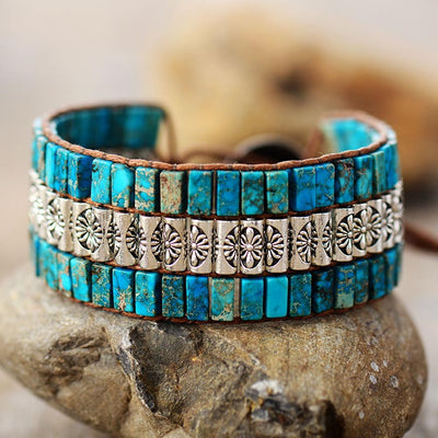 Pulsera artesanal con cuentas imperiales – Energía y estilo exclusivo