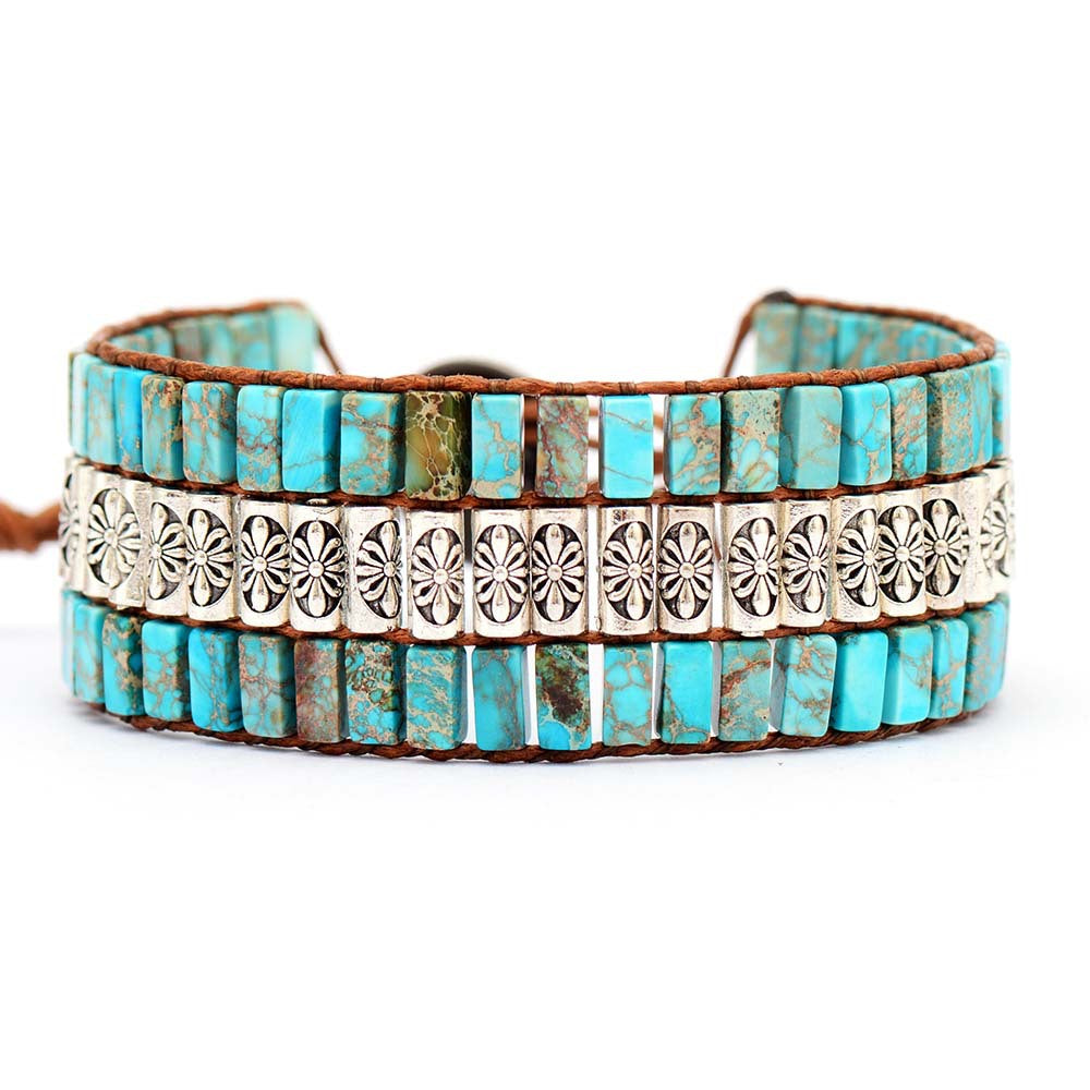 Pulsera artesanal con cuentas imperiales – Energía y estilo exclusivo