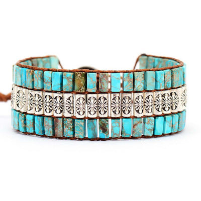 Pulsera artesanal con cuentas imperiales – Energía y estilo exclusivo