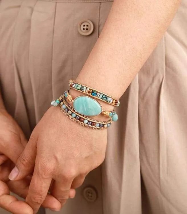 Pulsera de Amazonita